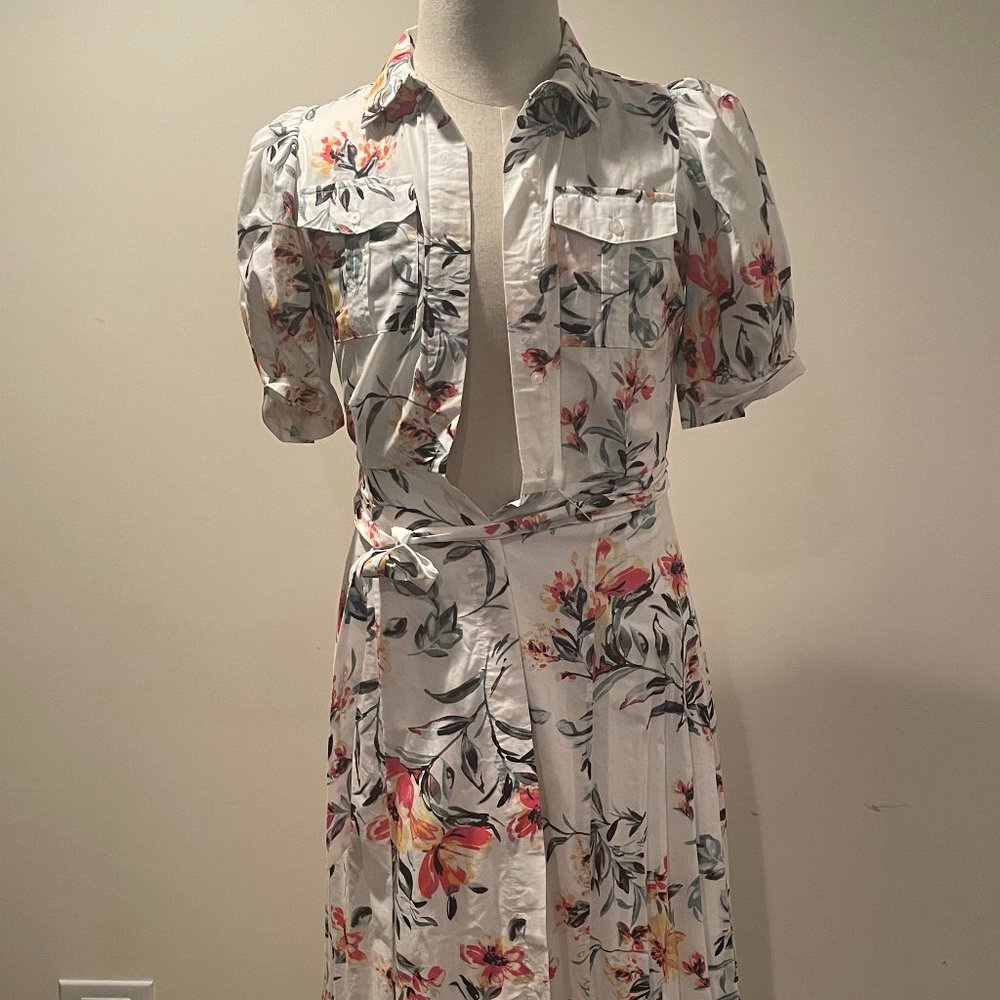 Long Floral Calvin Klein Dress